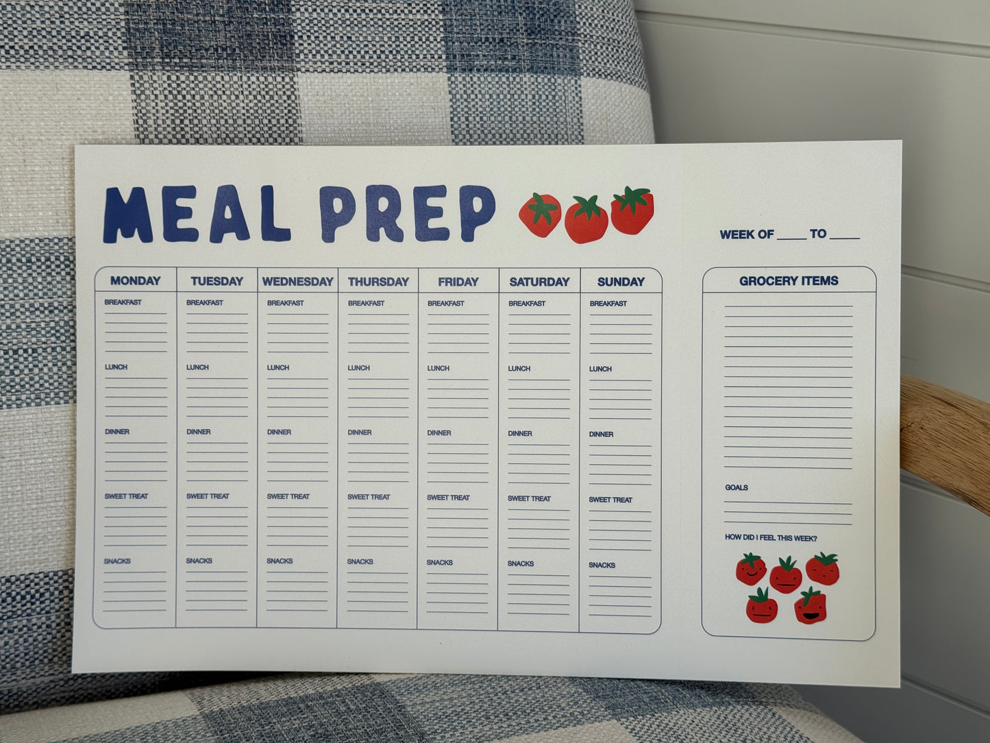 MEAL PREP CALENDAR