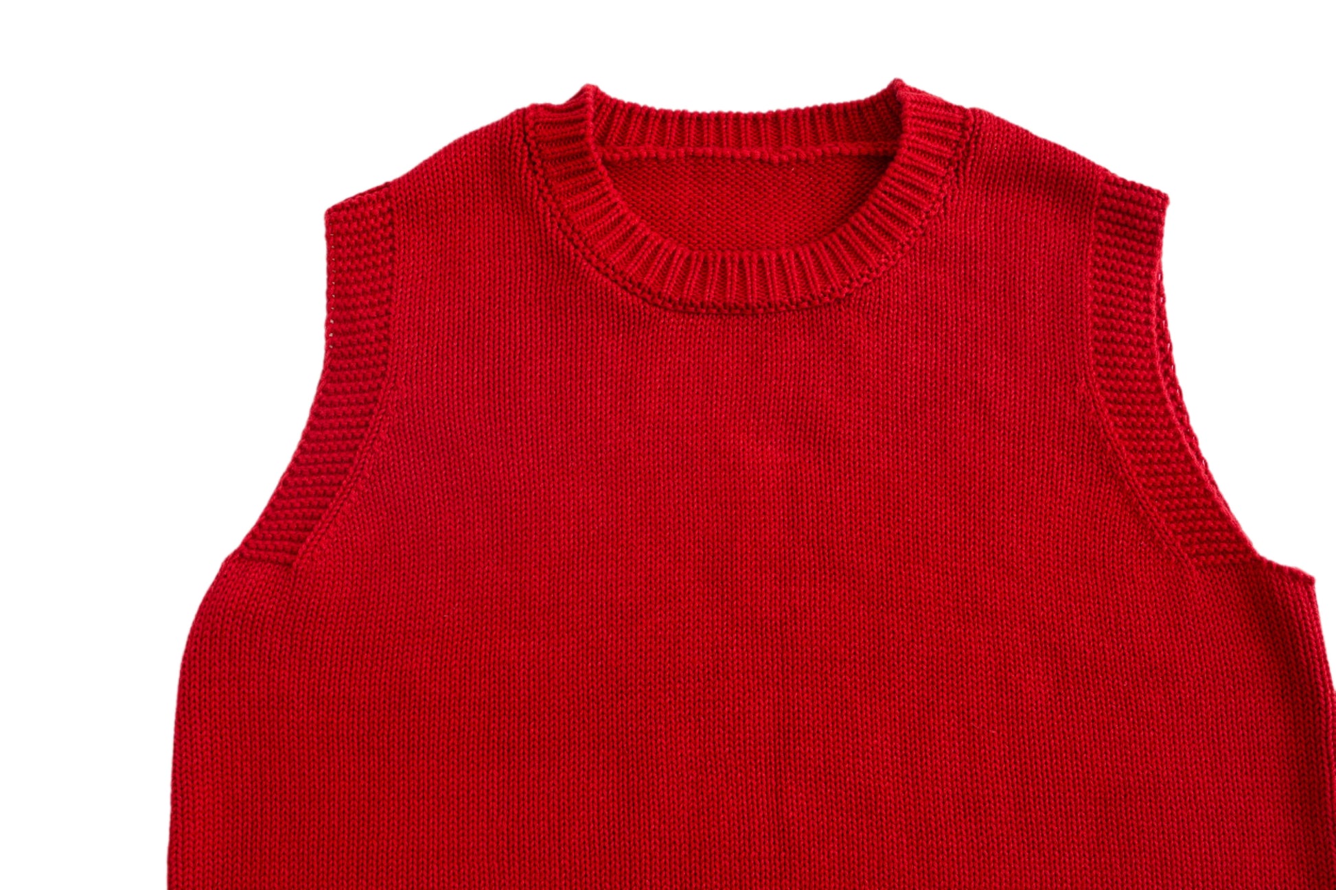 Red Sweater Vest Tea Time