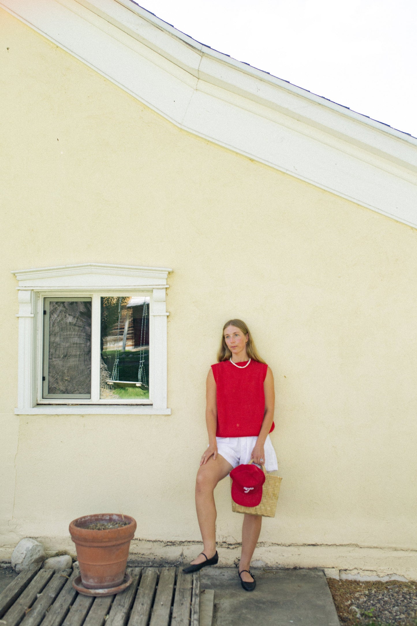 RED SWEATER VEST